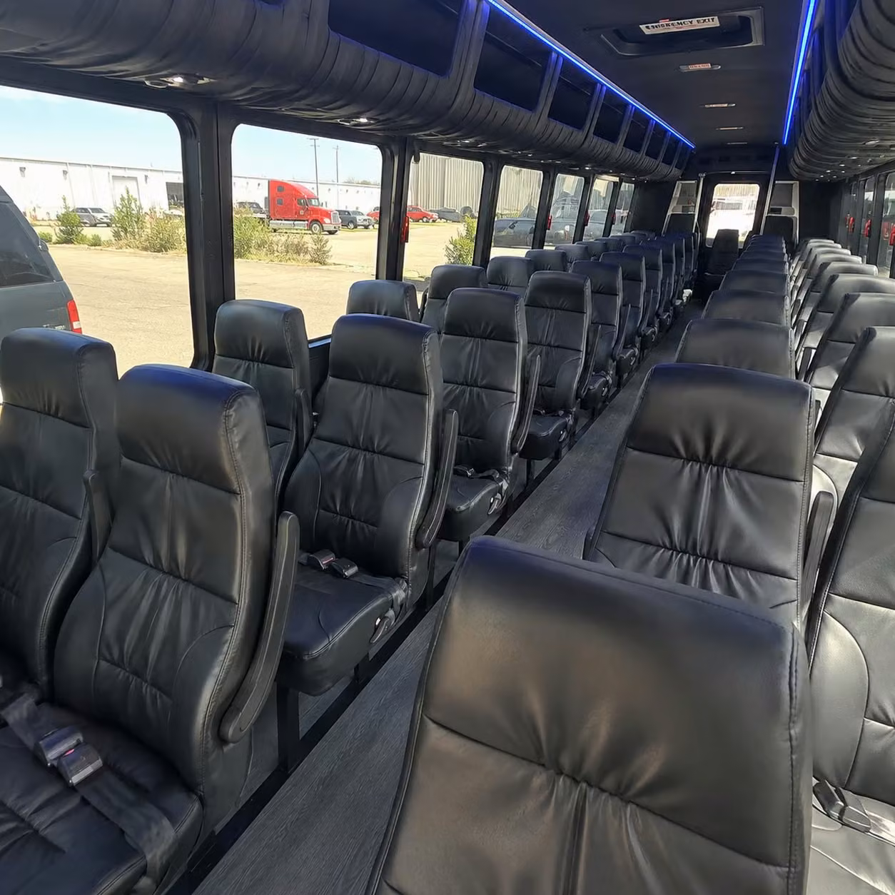 35 passenger minibus inside