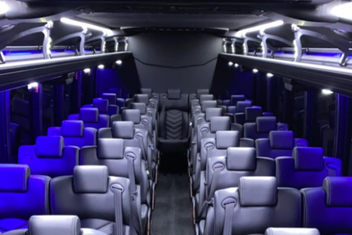 Upland Charter Bus Interior